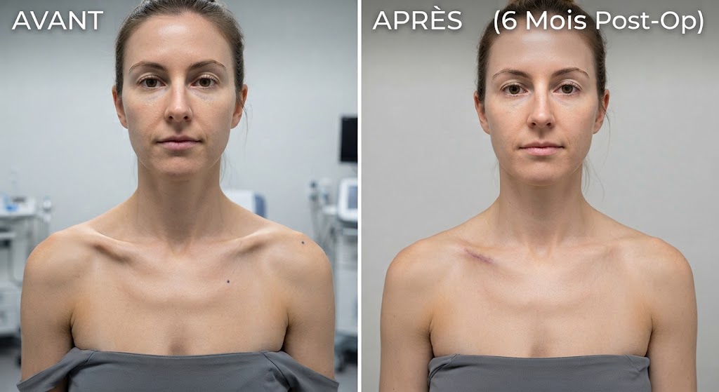 Résultat clavicle shortening Tunisie